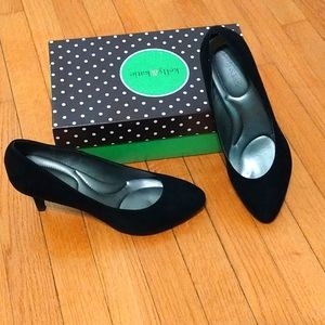Kelly & Katie Black Suede KK Delaney